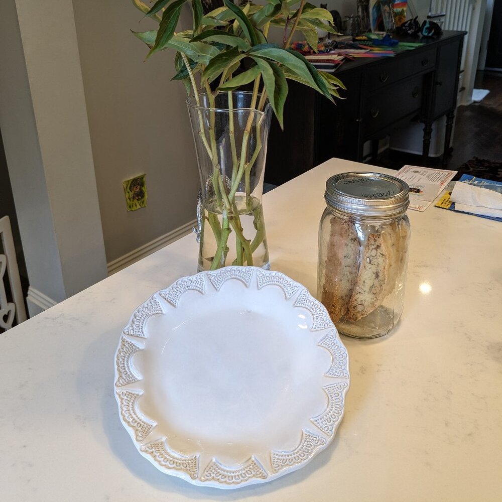 VIEETRI INCANTO LACE SALAD PLATE